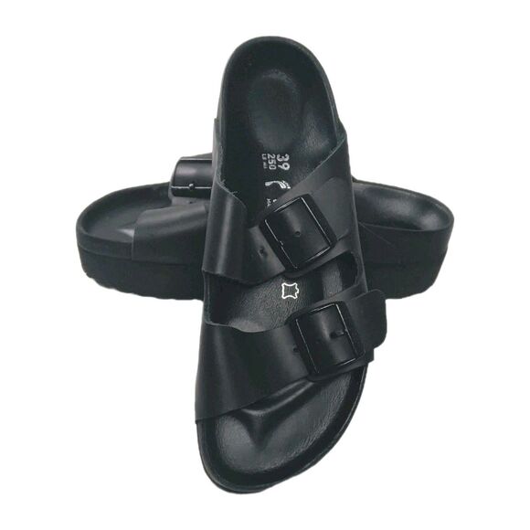 Birkenstock Arizona Papillio Flex Platform Sandals Women's Size 39 | US 8 Black - Picture 4 of 10